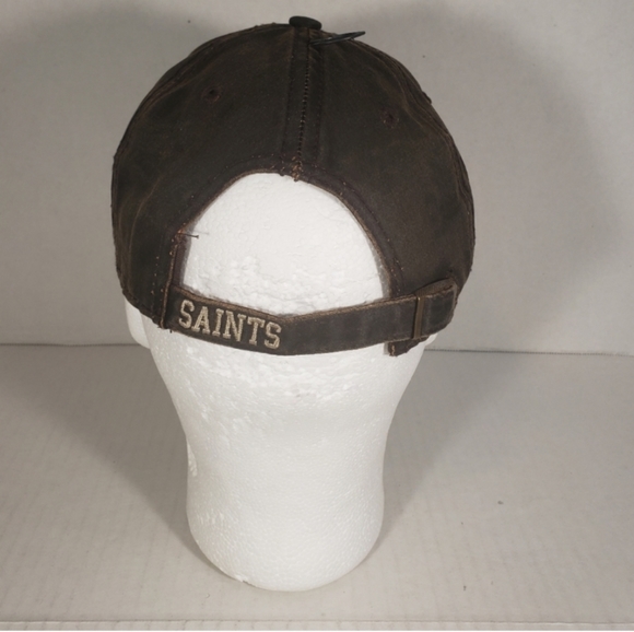 NWT Men's New Orleans Saints '47 Cleanup Distressed Adjustable Hat - Picture 5 of 5